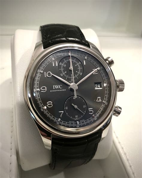 IWC Portuguese Chronograph Classic Ardoise • .